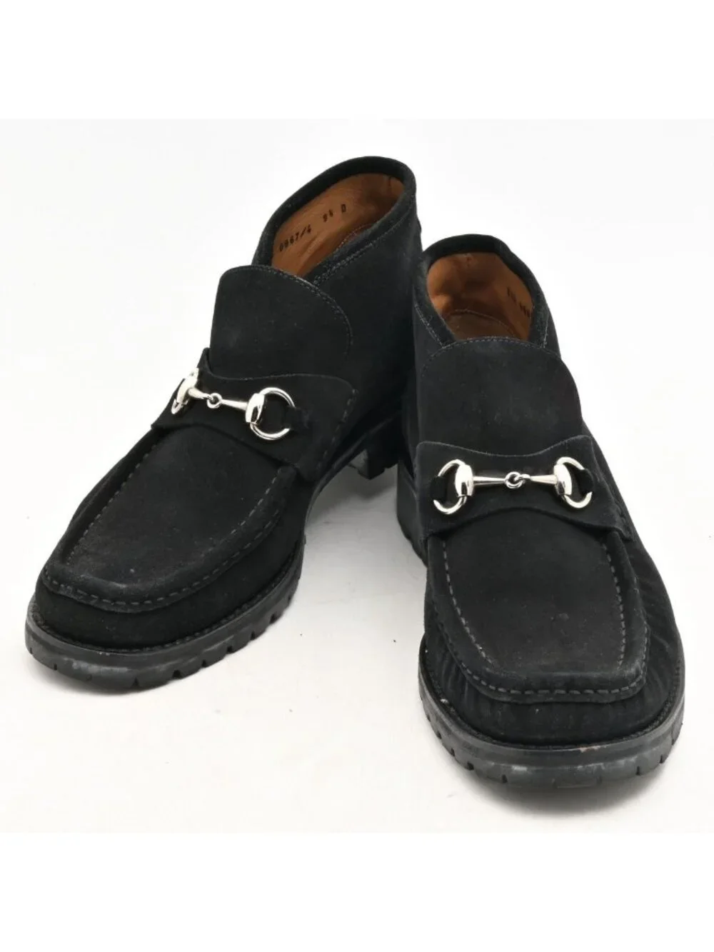 Gucci Short Boots D Black Horsebit Tip Ankle 9.5
